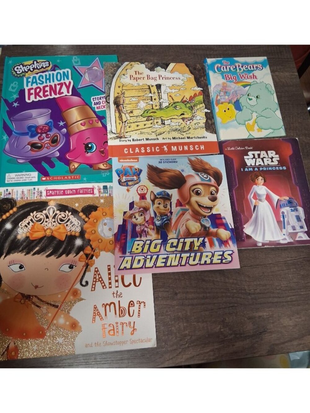 Story Book Collection Girls Early Reader Carebears Paw Patrol Star Wars